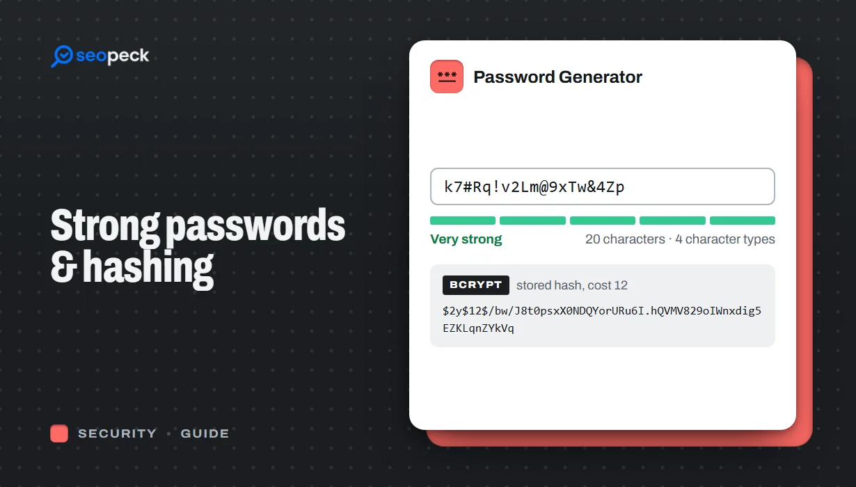 How to Create a Genuinely Strong Password (And What Sites Do With It)
